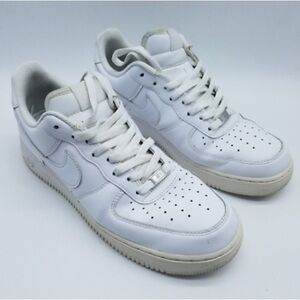 Nike Air Force 1 '07 Low White Classic Sneakers Men's Size 11